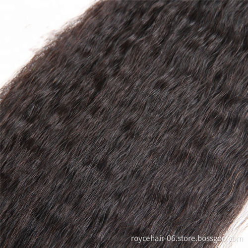 Cheap 100 Malaysian Peruvian And Brazilian Unprocessed Remy Virgin Human Hair Weave Kinky Straight Yaki bundles Dropshipping